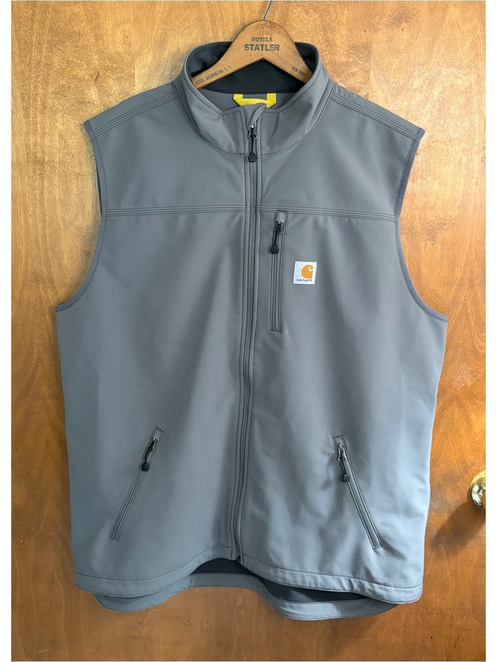 Carhartt Men's Denwood Vest XL Tall Gray Softshell Rain Defender Gorpcore Hiking